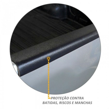 PROTETOR PARA BORDA DA TAMPA TRASEIRA DA CAÇAMBA