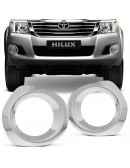 APLIQUES CROMADOS PARA HILUX 2005/