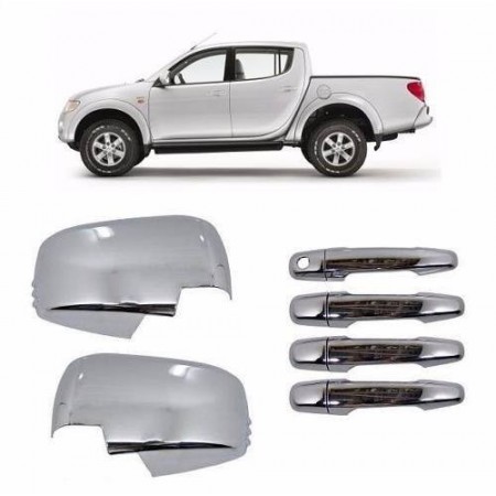 APLIQUES CROMADOS PARA L200 TRITON